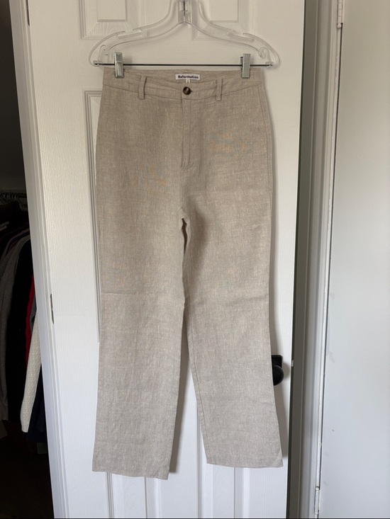 Reformation Pants - Reformation 100% linen pants - size 2